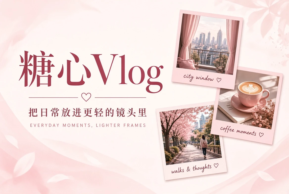 糖心Vlog 品牌视觉